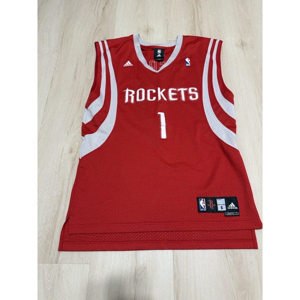 Adidas Tracy McGrady Houston Rockets Stitched Basketball Jersey Men's Size Small